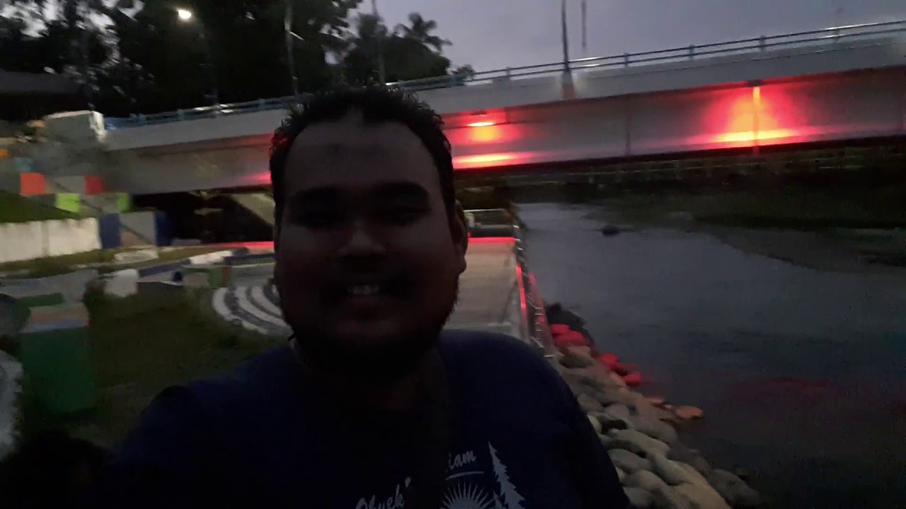 Pesona Jembatan Lubuak Tano Kec. VII Koto Sungai Sariak di Malam Hari #MyVlog