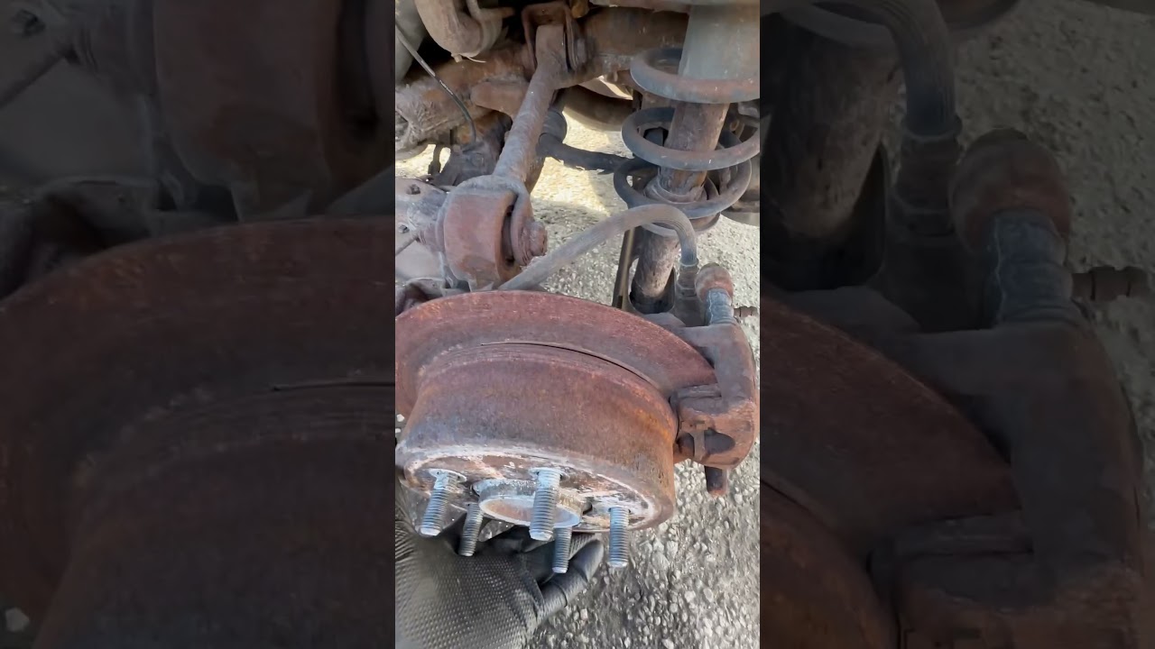 I bet you never saw brake rotor like this #mechanic #car #automobile