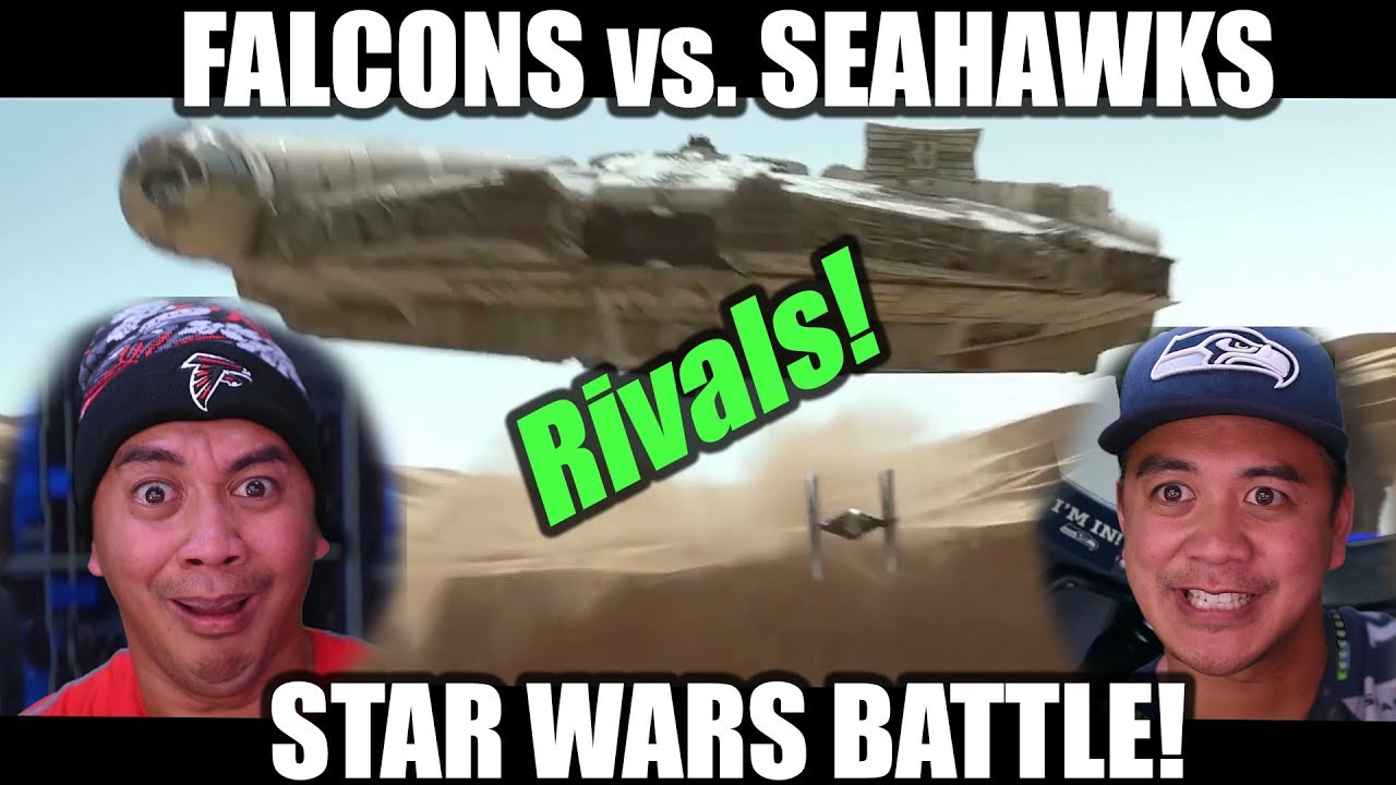 Seahawks-Falcons STAR WARS Battle! RIVALS!