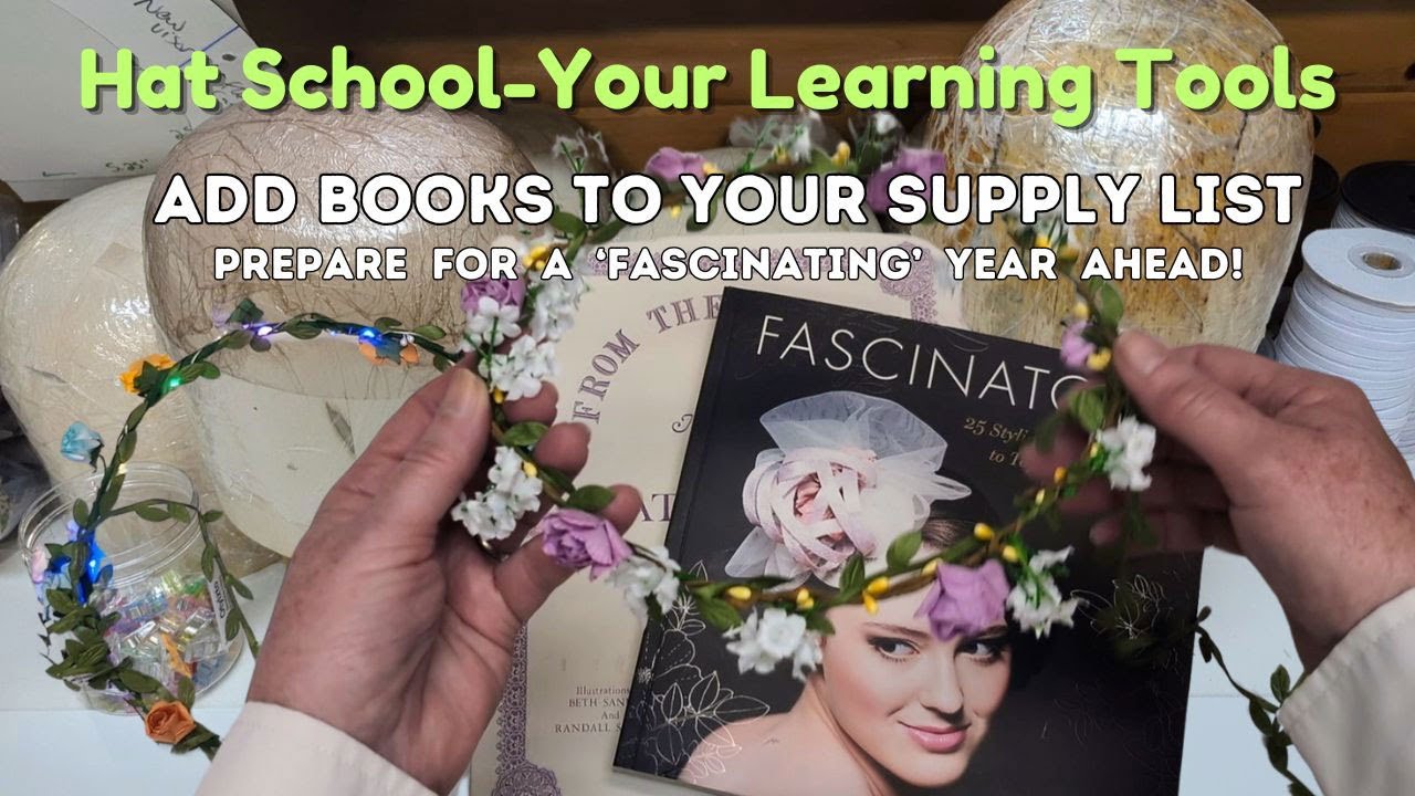 Add Books to your Hat Making Journey