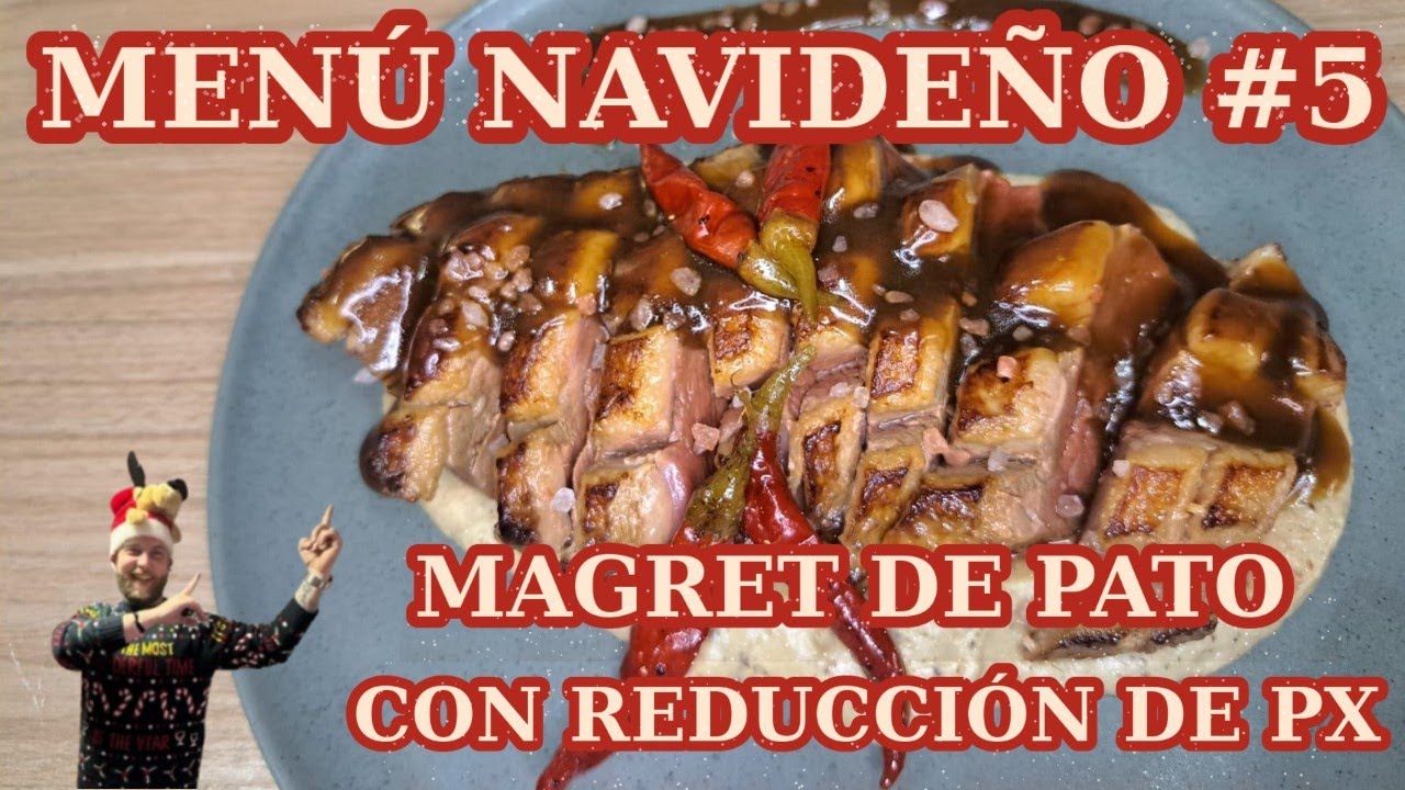 MAGRET DE PATO perfecto 🦆✨ con Reducción de PX y Crema de Shiitake