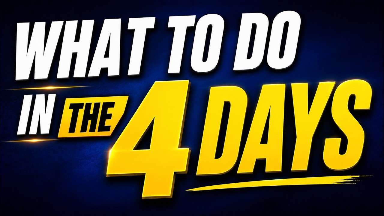 What to do in the last 4 days ? Dr Chaudhary Sir | Mathstats @8810409392
