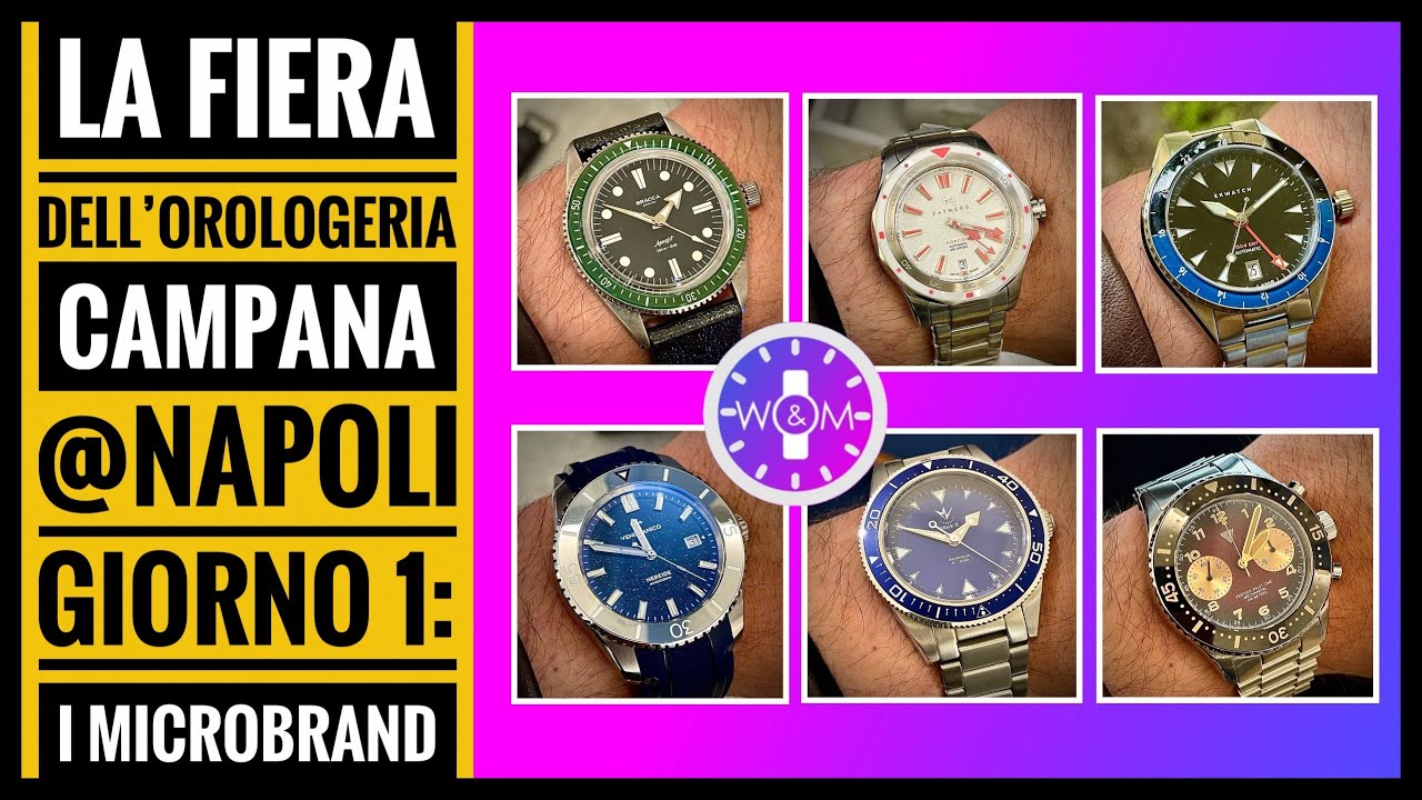 I Fantastici MICROBRAND presenti alla FIERA dell'OROLOGERIA CAMPANA @NAPOLI - giorno 1