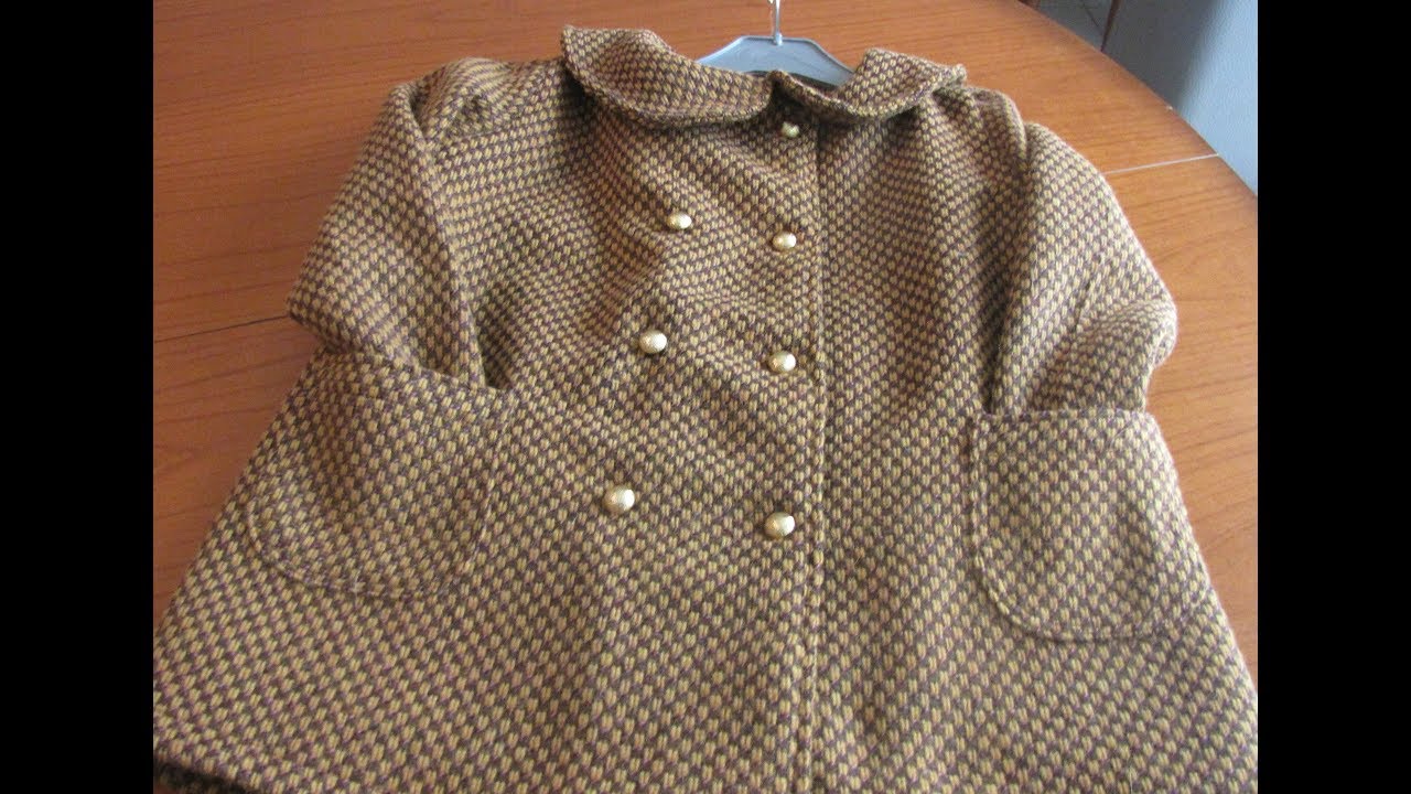 فصالة و خياطة معطف  للطفلة جزء الاول Coudre un manteau pour fillette