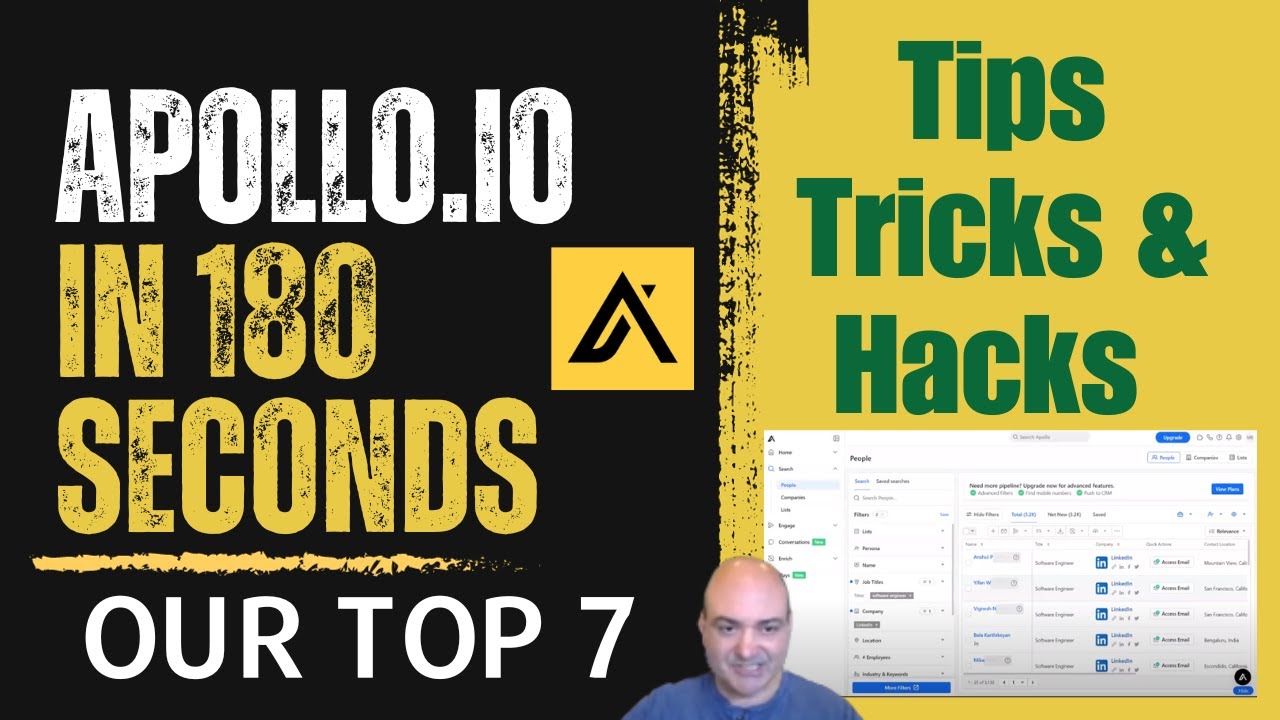 Boost Your Sales Prospecting with Apollo.io 7 Tips, Tricks, and Hacks (Free Trial)