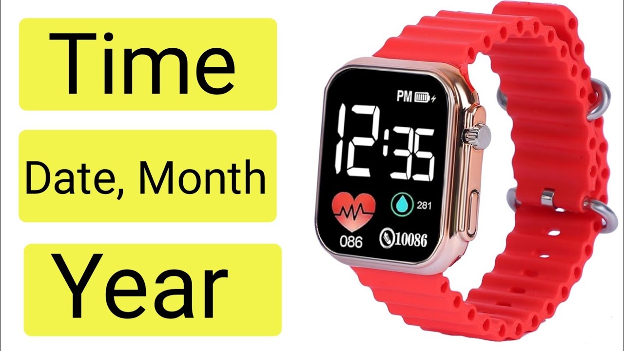Digital Ultra Watch Time Setting Ghadi Ka Time Set Karen@Rktime_Solution #watch #new #r