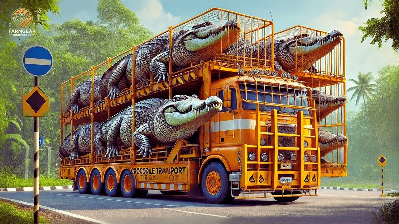 Transporting Crocodiles Like This? Machines Revolutionizing US Farming! | Agriculture Technology