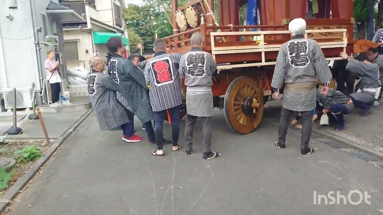 20251019鍋一町会さん山車新造熊川神社お宮出し