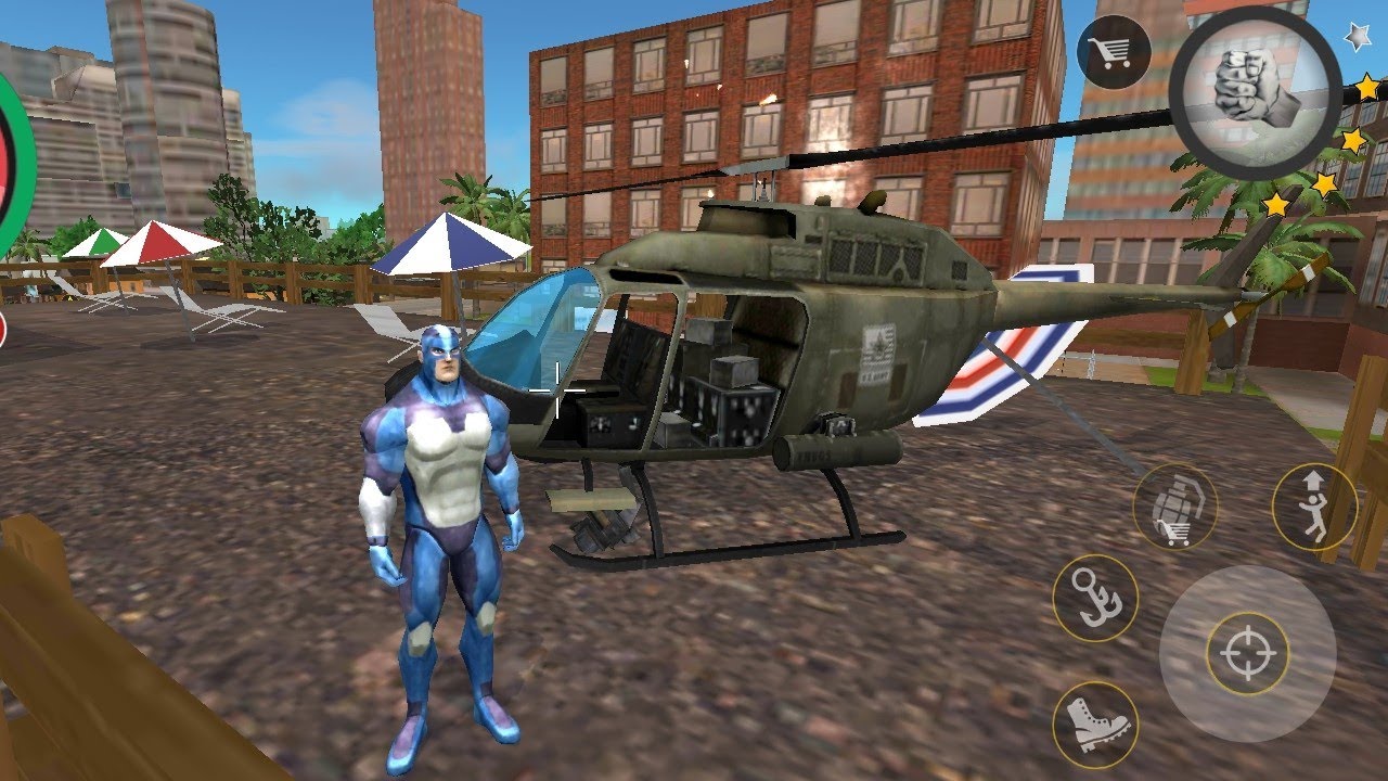 Rope Hero Game Helicopter Ride 😮 #gaming 