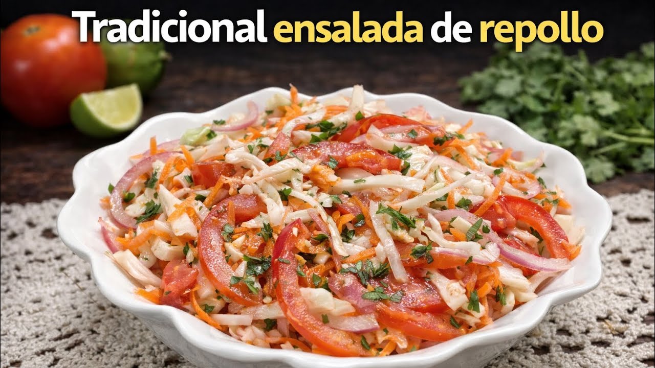 🥬🍅 Tradicional Ensalada de Repollo