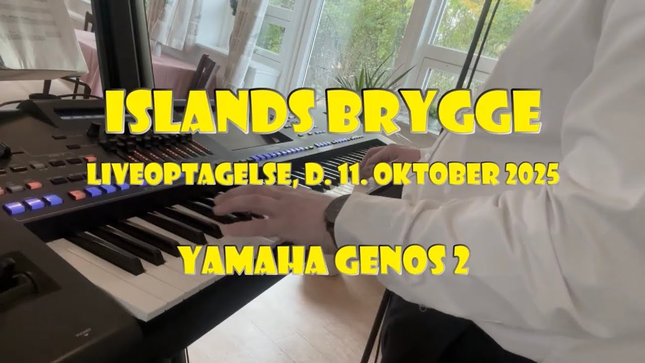 Islands Brygge - Yamaha Genos 2 - Dinnermusik, liveoptagelse
