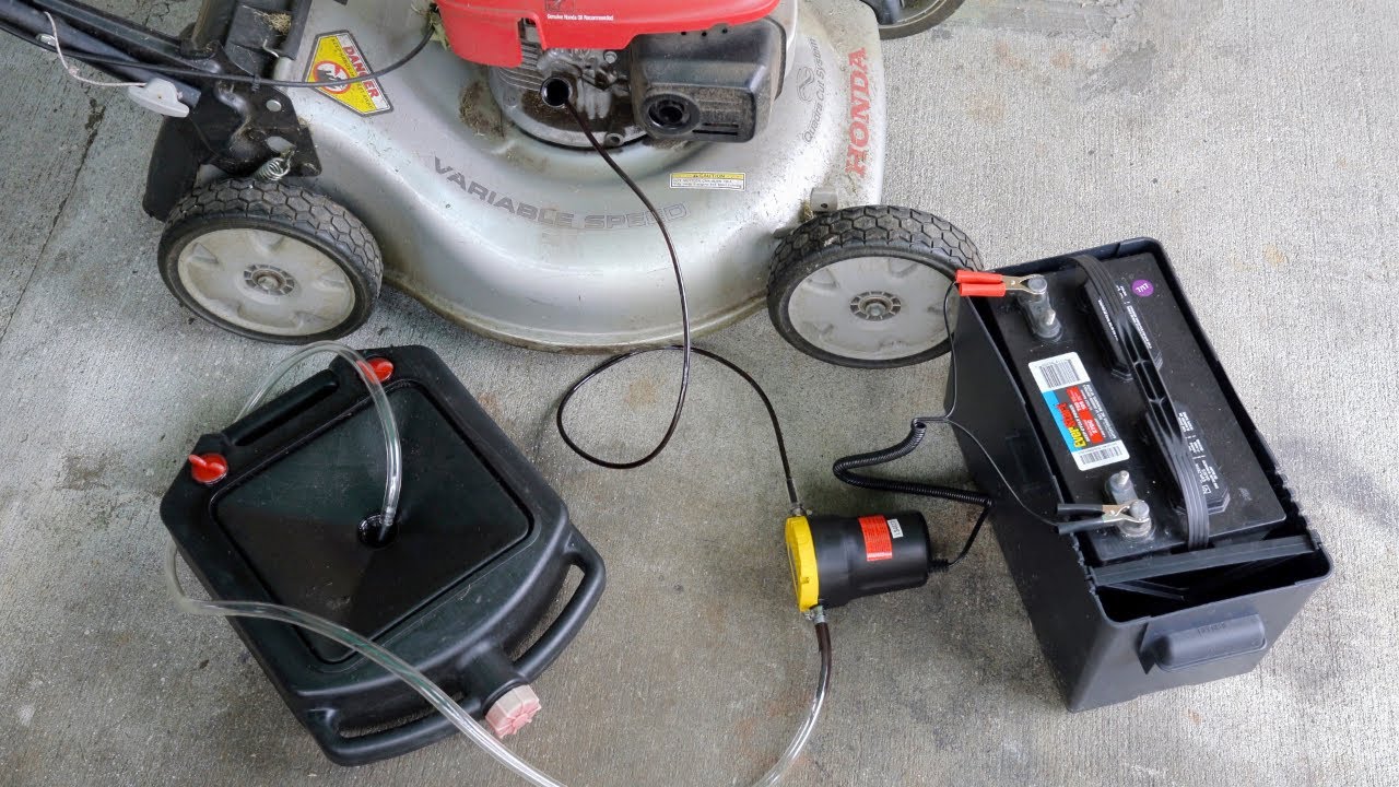 Mess free Oil Changes with an Oil Extractor