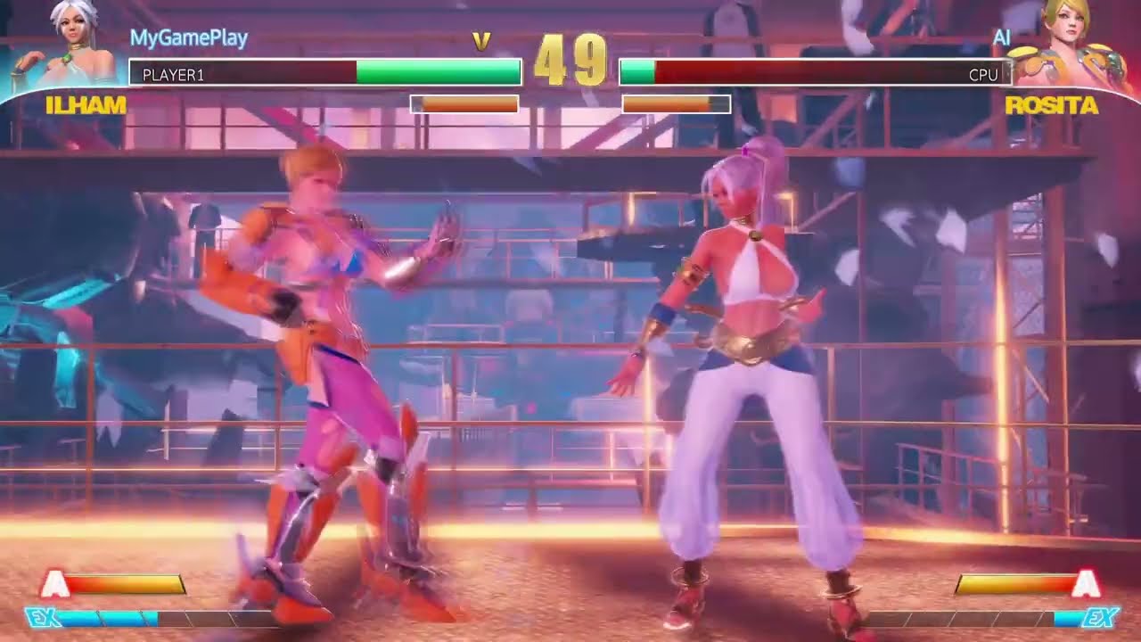 Ilham VS Rosita - Fight Angel