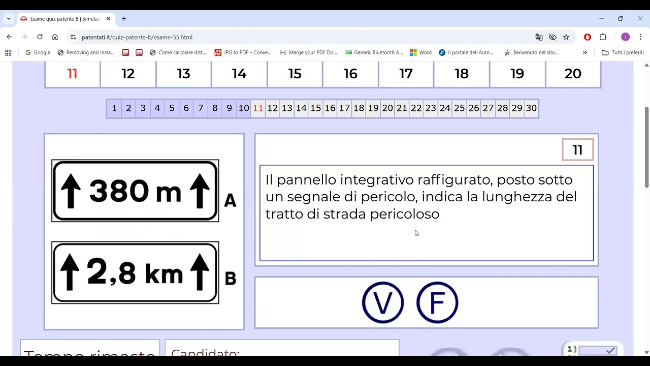 RANGI - SCHEDA PATENTE B #311