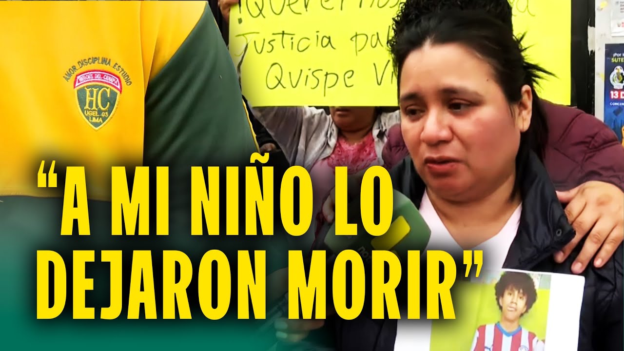 Niño muere en colegio y acusan a profesora de no atenderlo: 