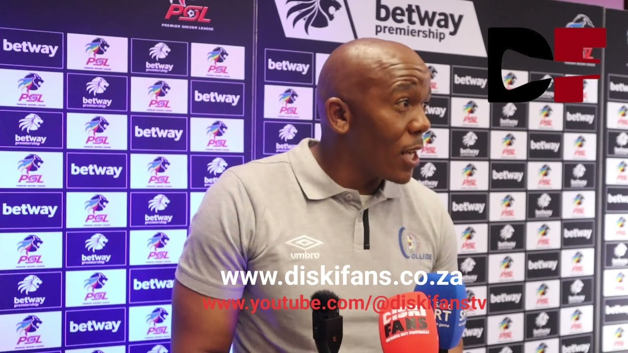 Interview with Pogiso Makhoye | AmaZulu FC vs ORBIT College FC | #BetwayPrem Launch