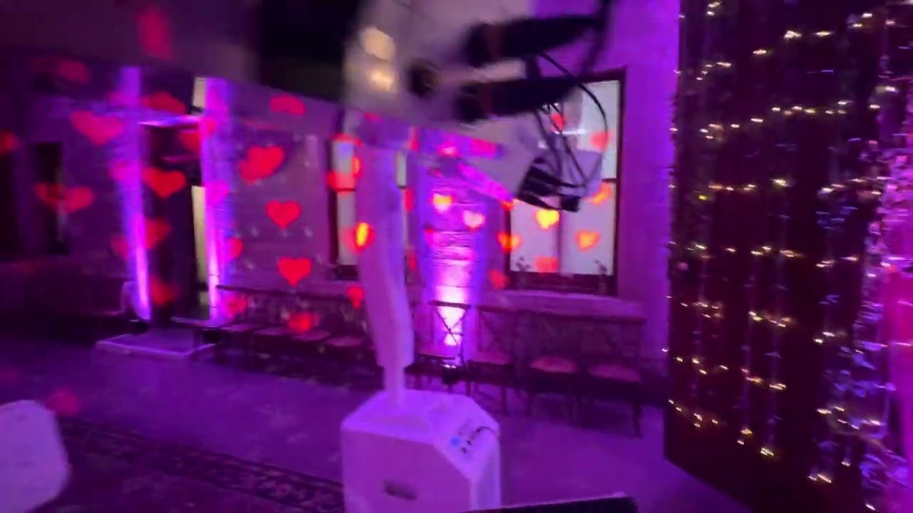 My all white disco which is perfect for weddings! It not only looks stunning it sounds great too!