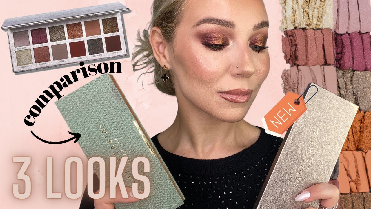 ABH ROSE METALS PALETTE REVIEW & NOUVEAU COMPARISON + 3 LOOKS