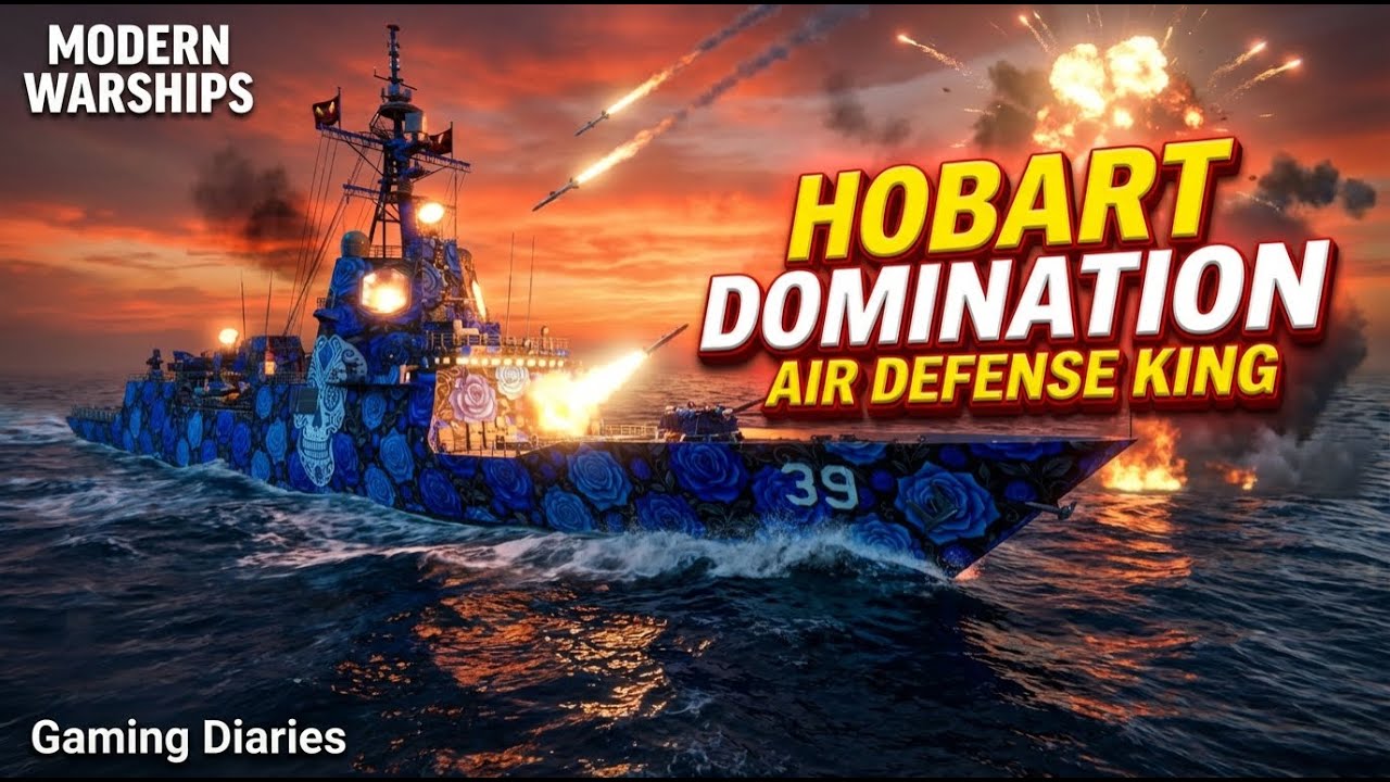 HMAS Hobart Best Build & Gameplay 🔥 Modern Warships Destroyer Battle