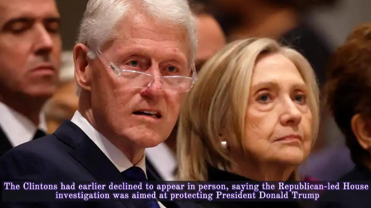 Bill and Hillary Clinton agree to testify in Epstein probe