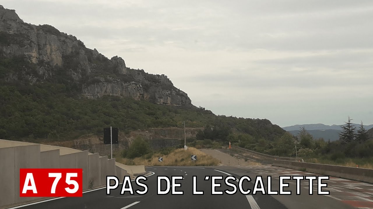 France (F): A75 Pas de l'Escalette