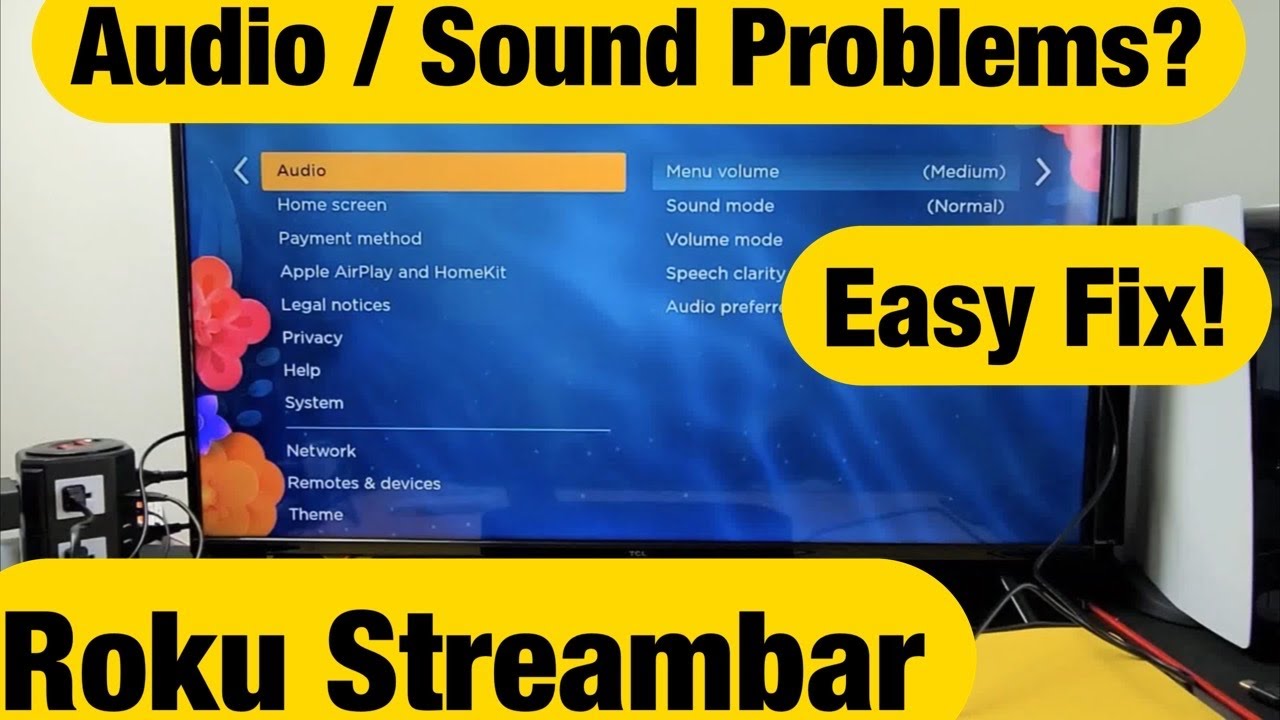 Roku Streambar: Проблемы со звуком? Нет звука, звук на входе и выходе, задержка, эхо, странные зв...