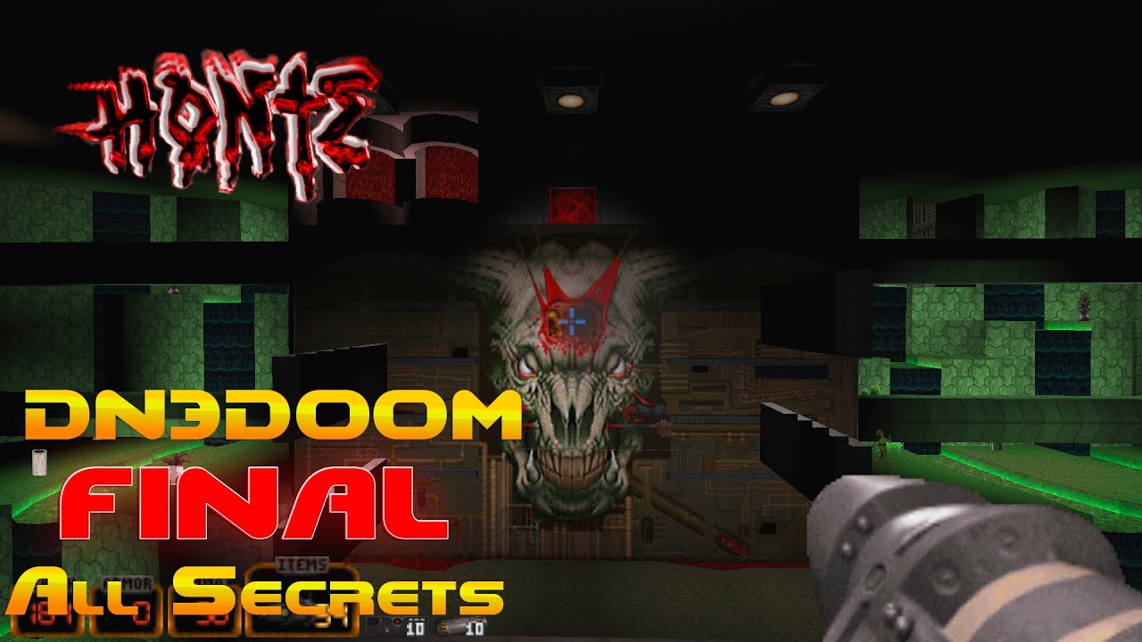 DN3DOOM HontE - Remastered Прохождение со Всеми Секретами. FINAL |Duke Nukem 3D in Doom 2|