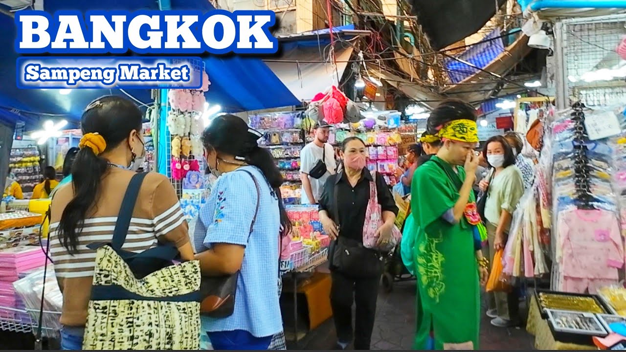 4K 🇹🇭 Bangkok City Walking Tour, Yaowarat​ Road,​ Sampeng​ Market​ 1/2/26 