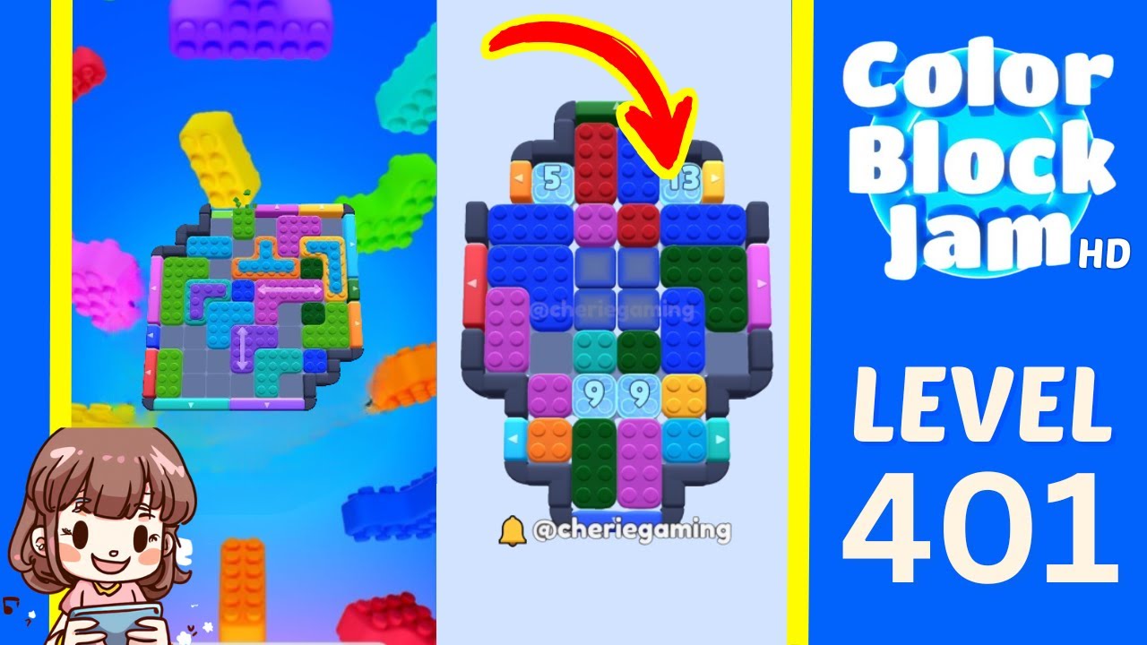 Color Block Jam Level 401 Solution Walkthrough