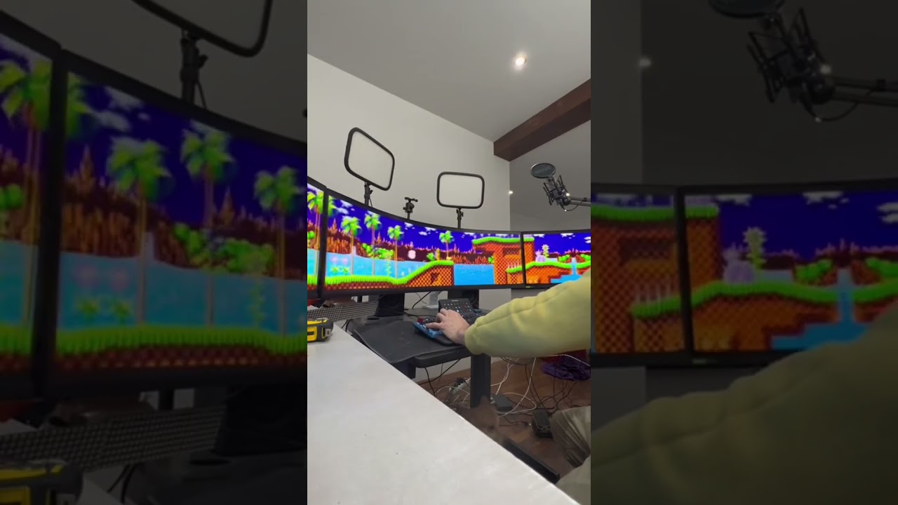 Sonic Setup Gaming Ultra Wide Screen #sonic #gaming #ultrawide
