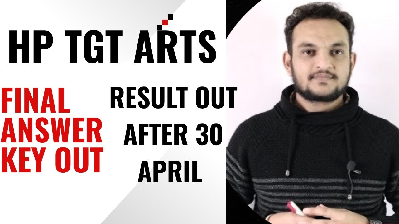 HP TGT ARTS Final Answer key Out HPRCA | HP Tgt arts Final answer key kese check Kre | Official  key