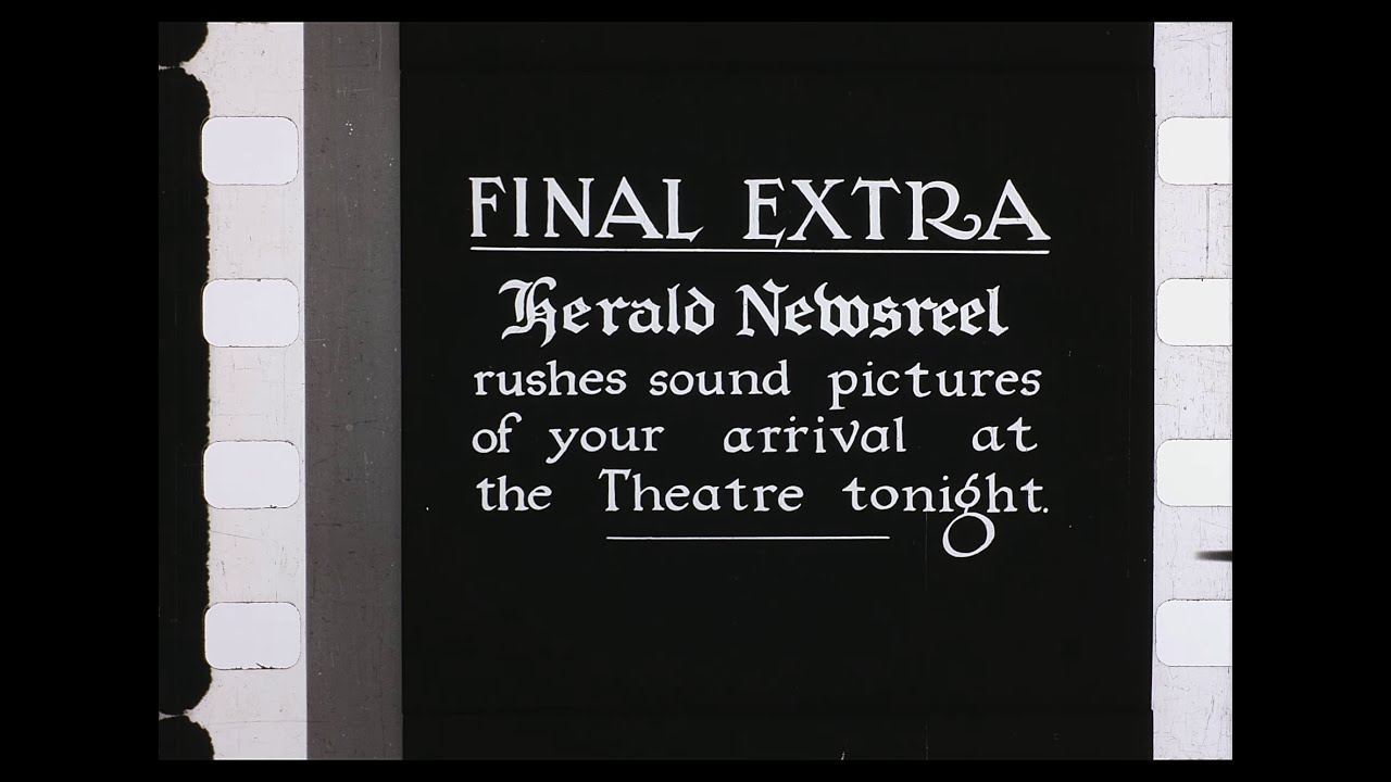 Nitrate R1C: Herald Newsreel Processing Stunt (ca. 1930s) [35mm Overscan]