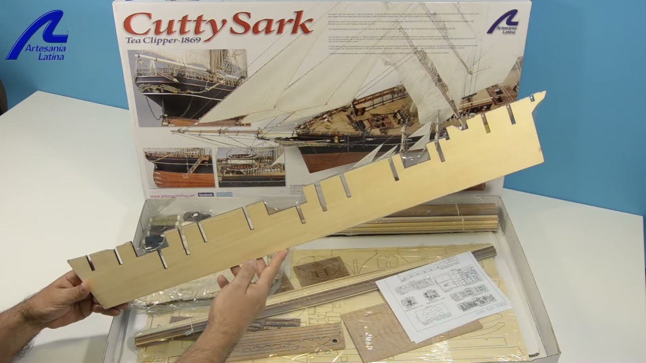 Presentación del kit Cutty Sark (Artesanía Latina ref. 22800)
