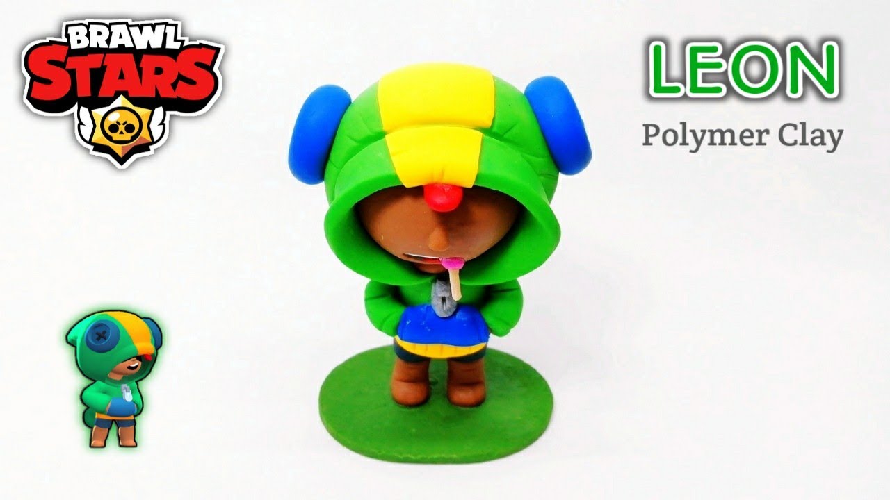 LEON BRAWL STARS | Polymer Clay Tutorial