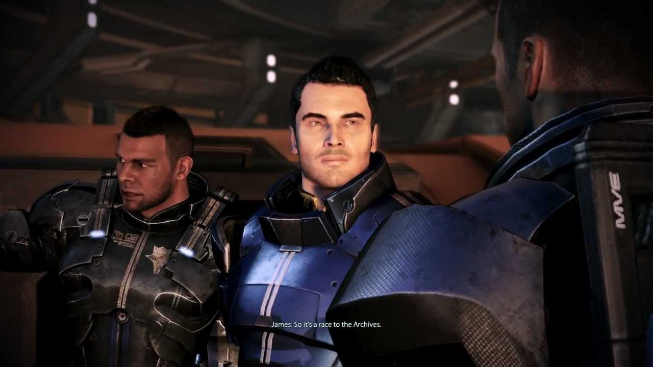 Mass Effect 3 - Elevator talk with Kaidan on Mars, male Shepard romance - 2#
