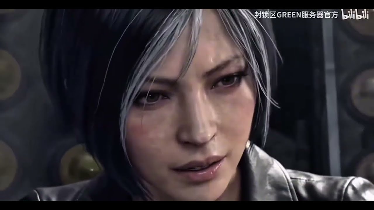 Ada injects Leon with the vaccine re9 requiem