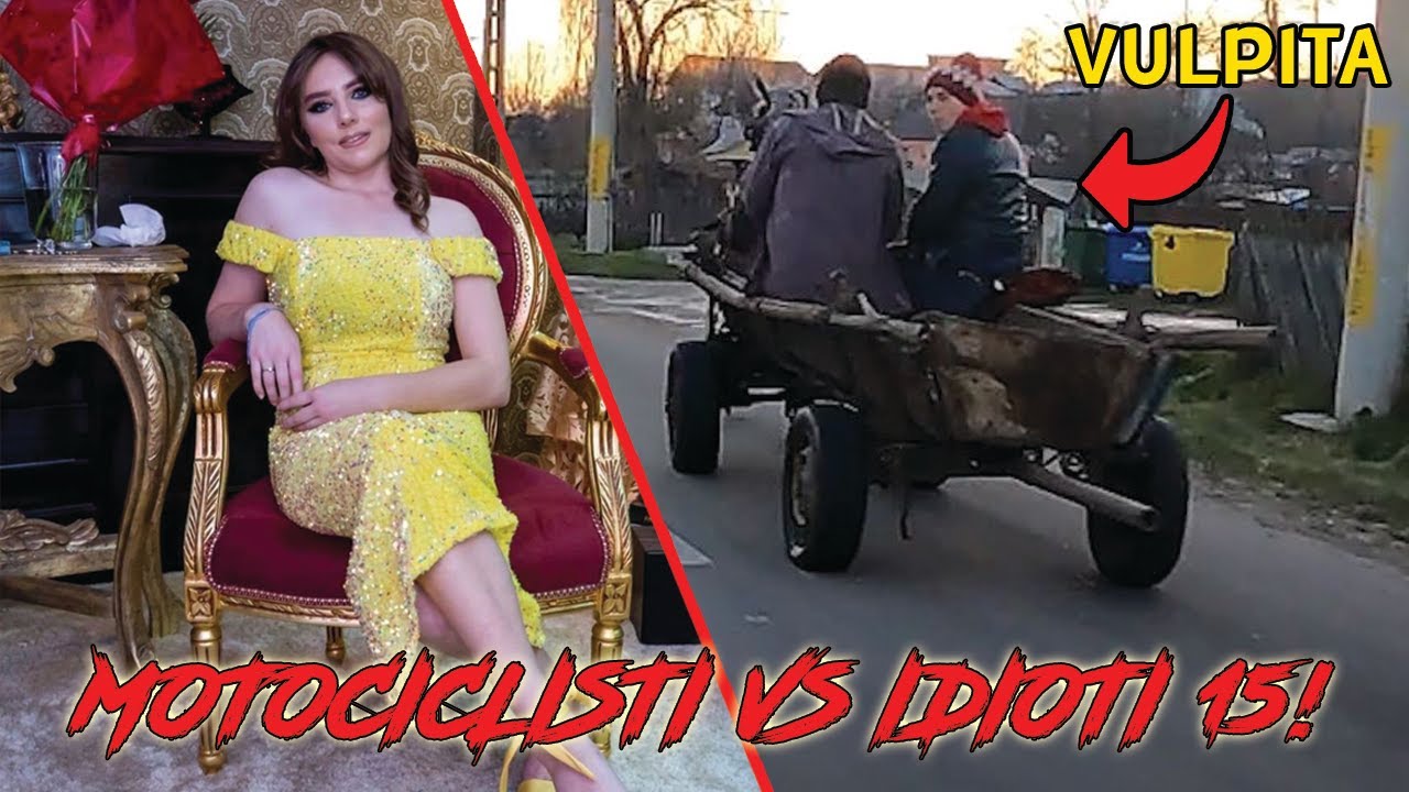 MOTOCICLISTI VS IDIOTI 15 - VULPITA IN CARUTA!