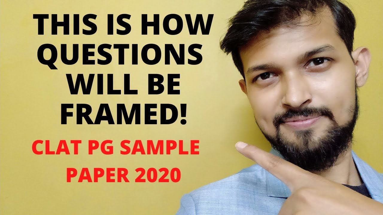 How Questions will be framed in Comprehension | CLAT PG 2020