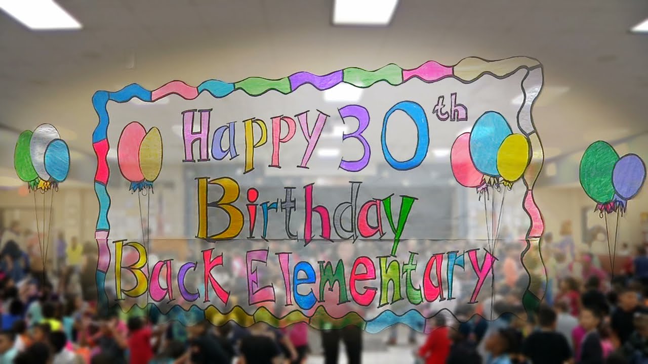 Garland ISD:  Back Elementary 30th Anniversary Celebration