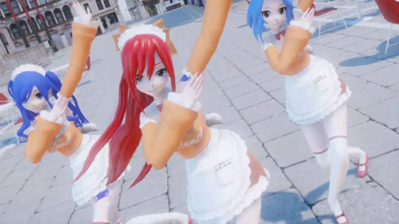 [MMD] PRODUCE 101 theme (Fairy Tail) (Erza, Juvia and Levy)