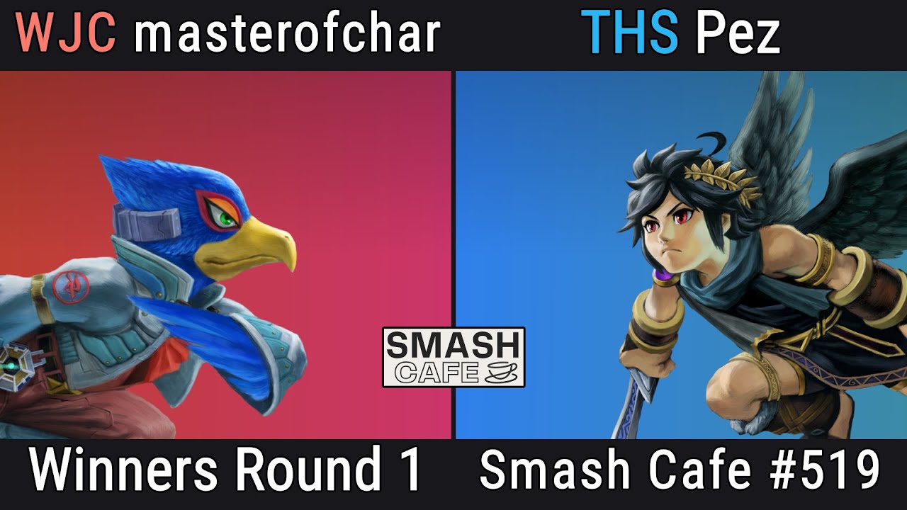 Smash Cafe 519 Winners Round 1 - masterofchar vs Pez