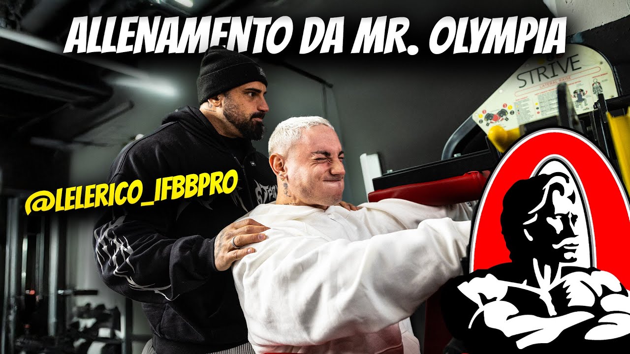 ALLENO SPALLE E BRACCIA con @Emanuelericotti | WORKOUT da MR. OLYMPIA