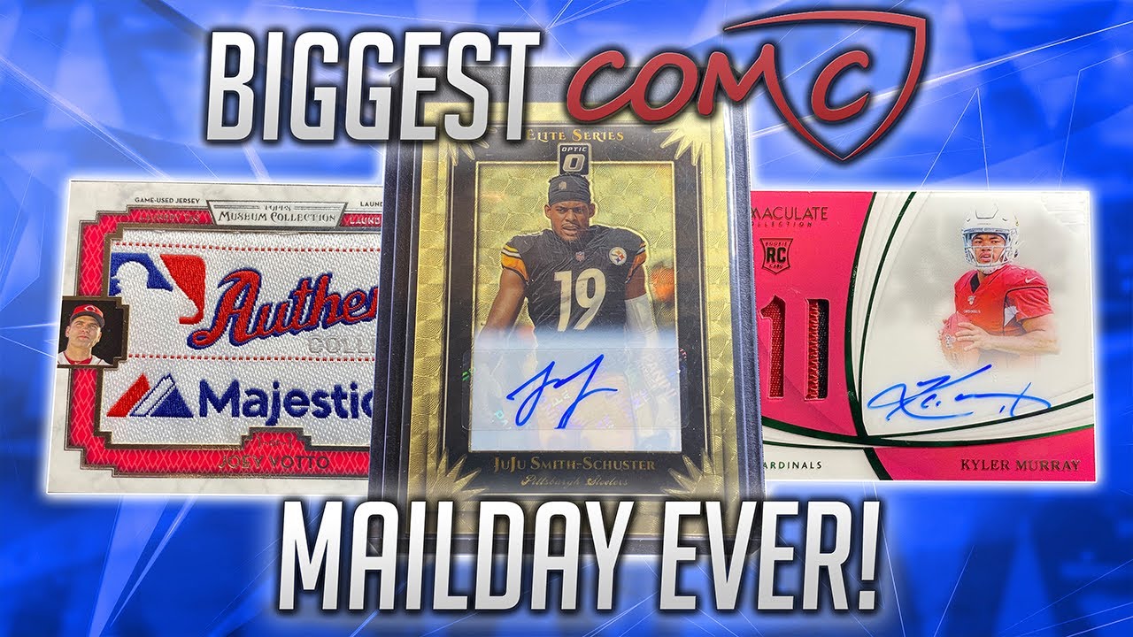 My Biggest COMC Mailday EVER! 100+ Card Sports Card Lot!