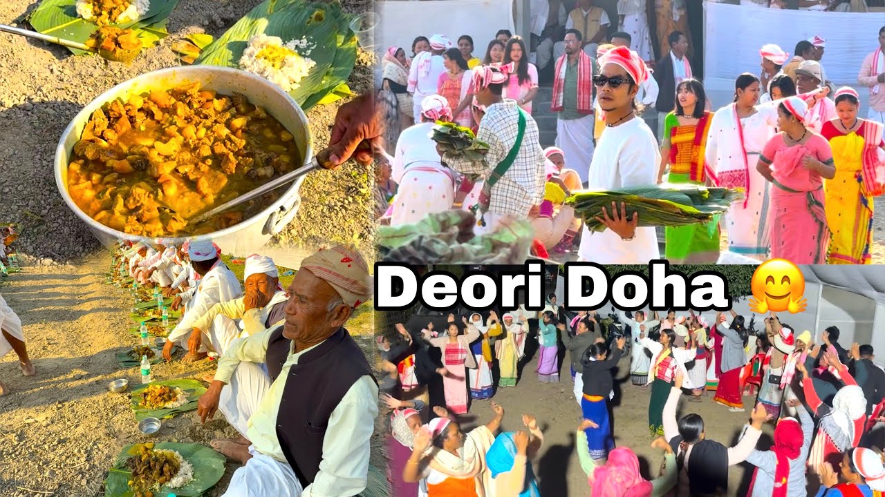 Deori Doha Deori culture 🤗 || village life 100Pig 100 chicken || more than 1000 Peoples 🙏