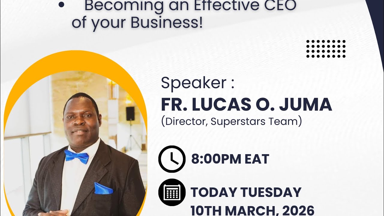 Becoming an Effective CEO, by Fr. Lucas O. Juma