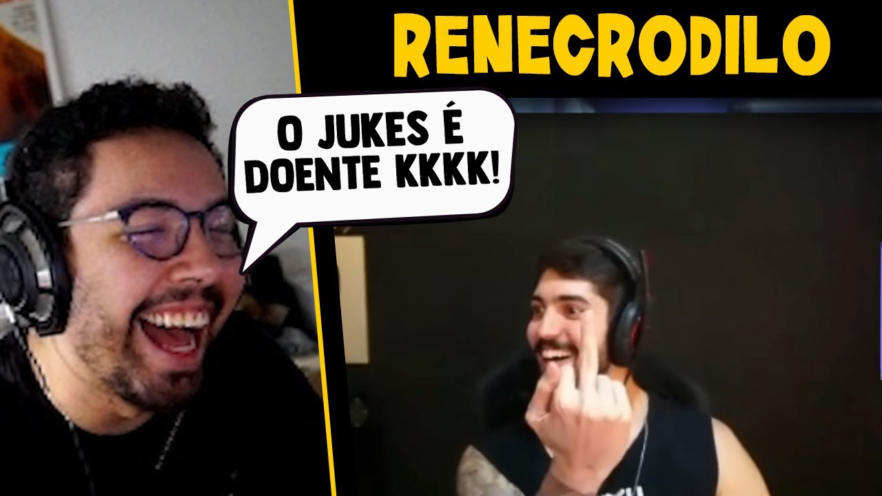 JUKES &Eacute; DOENTE KKKKKKKK | YETZ REACT RENECRODILO