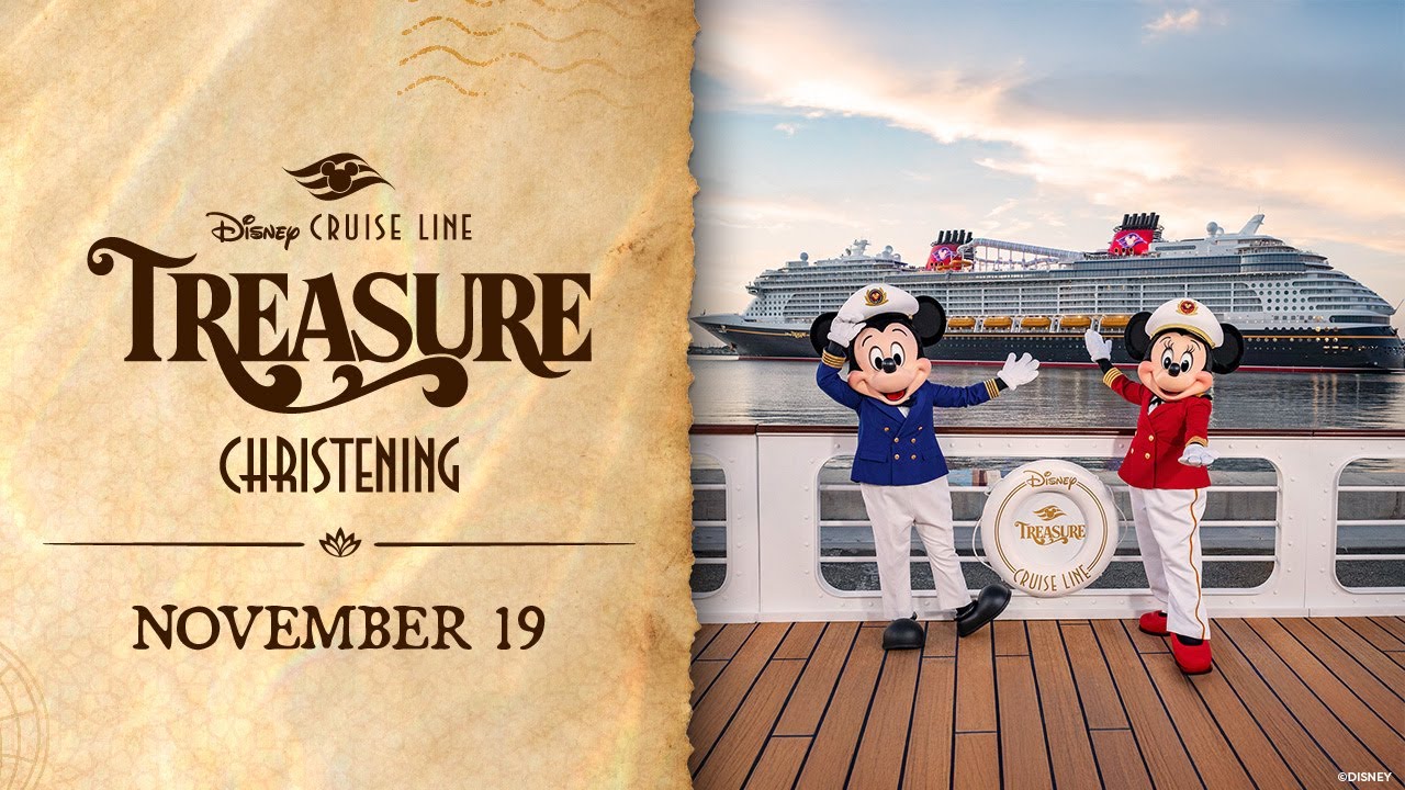 🔴 LIVE: The Disney Treasure Christening | Disney Cruise Line