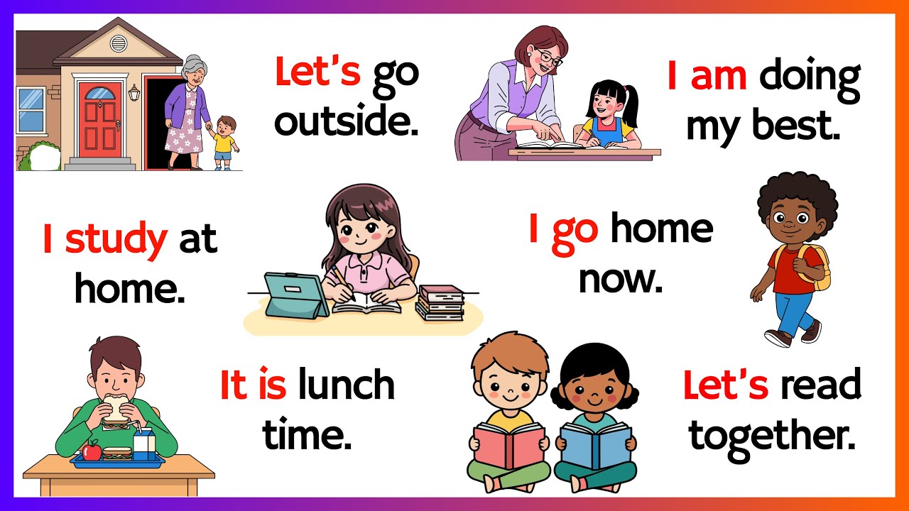 Speak English With Kids | Spoken English for kids | Daily Use English Sentences | Learn English