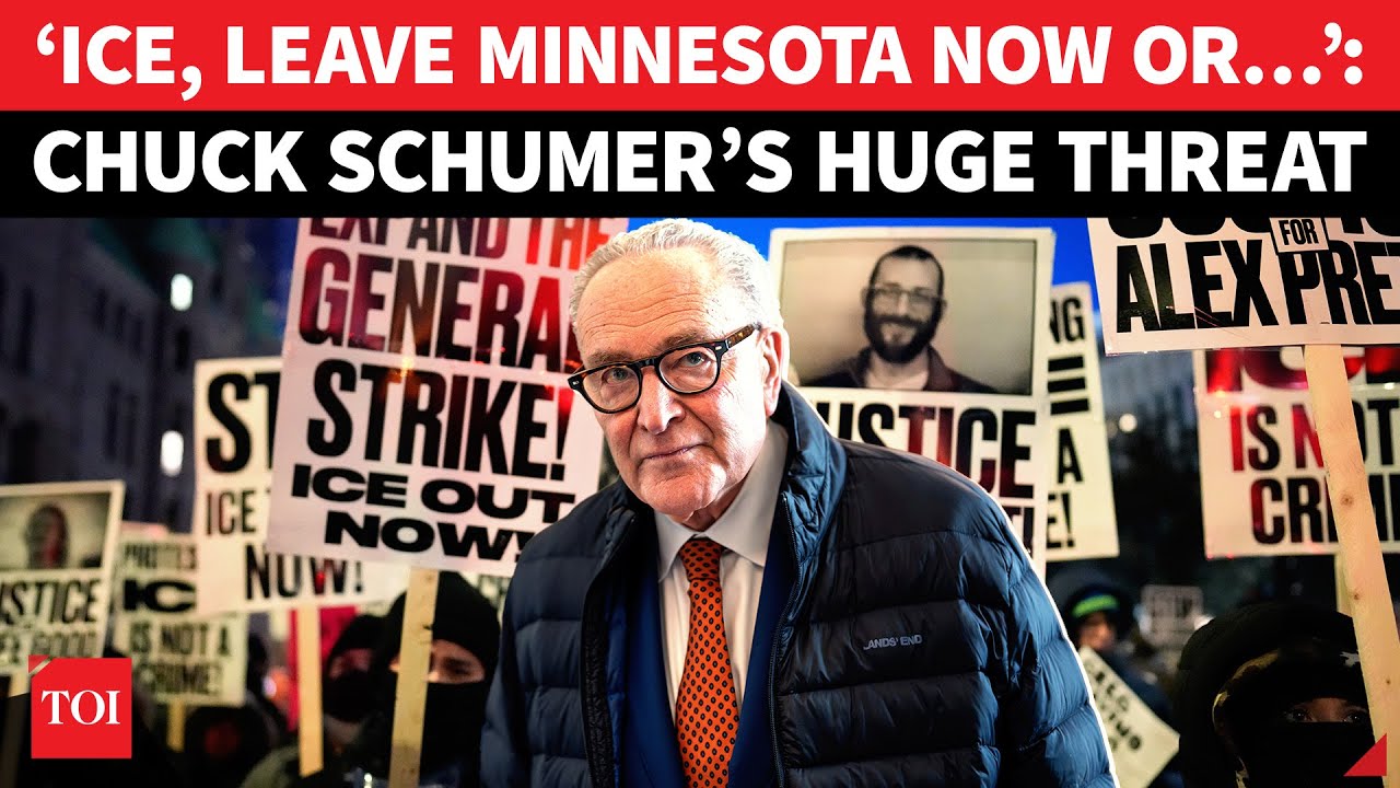 'Trump, Withdraw ICE Now': Schumer THUNDERS, Exposes LIES After Alex Pretti's ‘Bone-Chilling Murder’