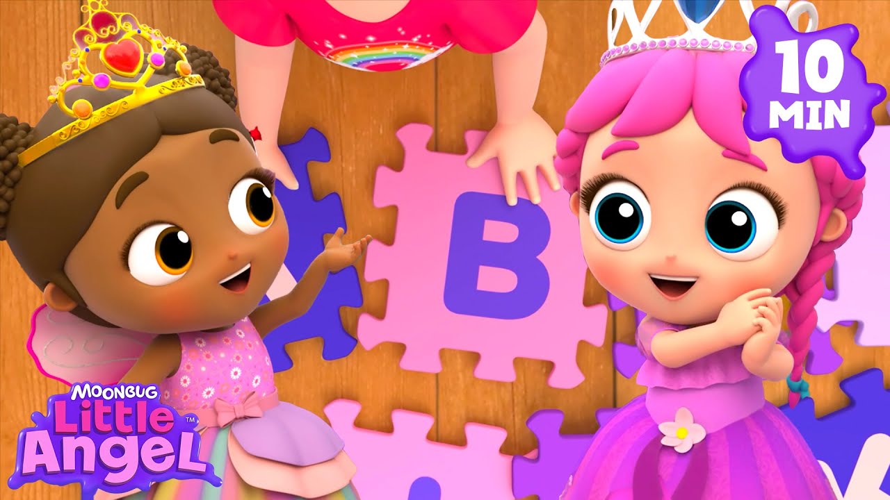 Learning the Princess ABC's! 🔤👑 Jill's Playtime | Little Angel Kids Songs & Nursery Rhymes